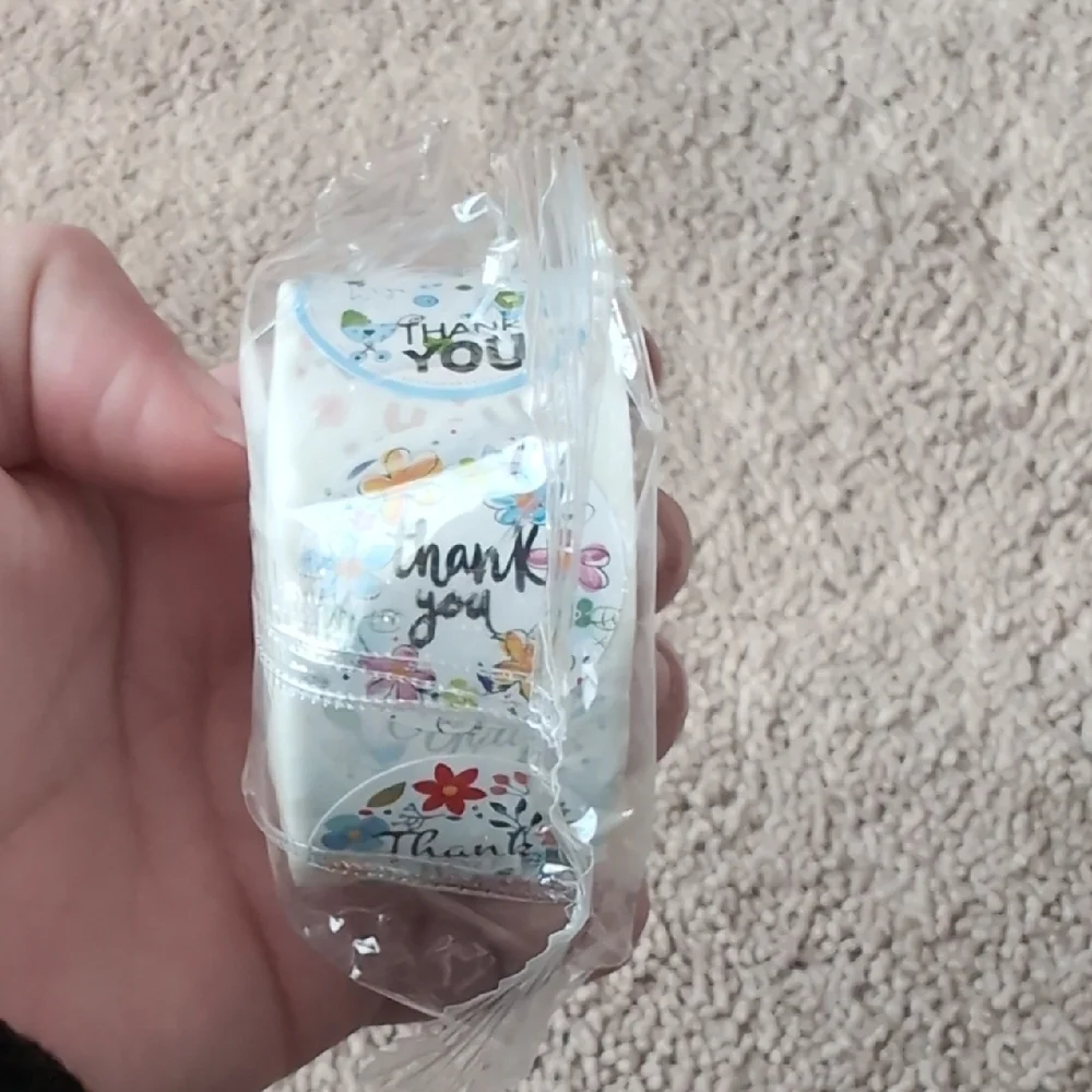 Colorful Thank You Stickers Roll